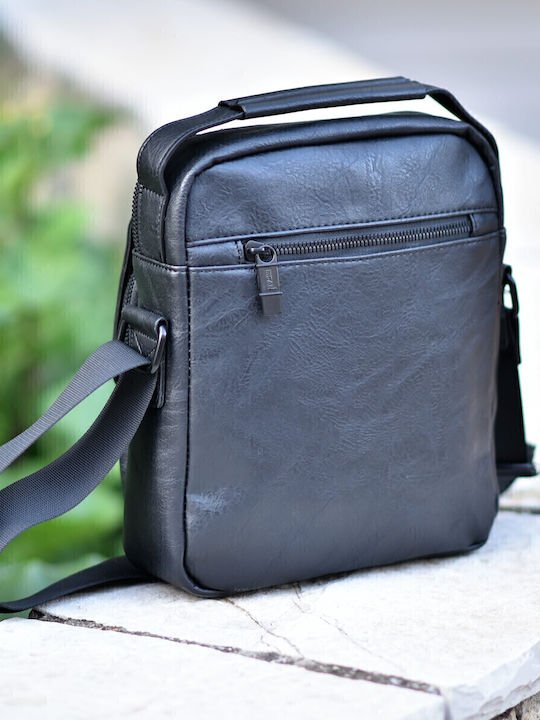 Herrentasche Schulter / Crossbody Schwarz