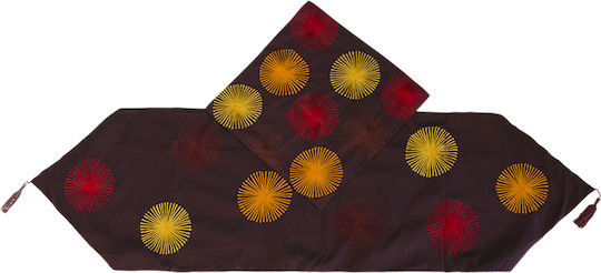 Mc Decor În Carouri Set 5 Bucăți cu Broderie Multicolor 140x140cm