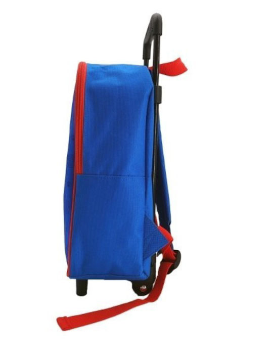 Fanatics Super Mario School Bag Trolley Kindergarten in Blue color