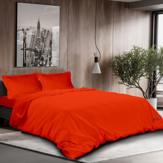 Makis Tselios Home Комплект Плик за Завивка Единичен с Калъфка 160x240 Lor Orange