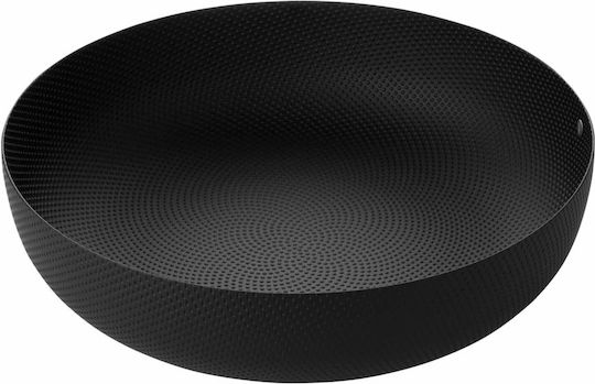 Alessi Φρουτιέρα Μεταλλική Μαύρη 29x29x7.5εκ.