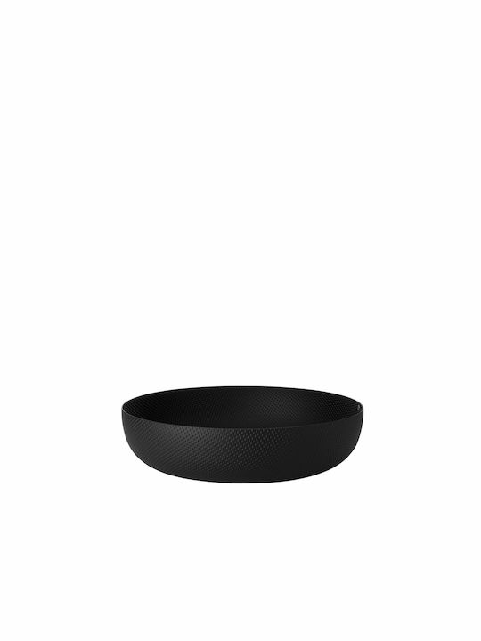 Alessi Φρουτιέρα Μεταλλική Μαύρη 29x29x7.5εκ.