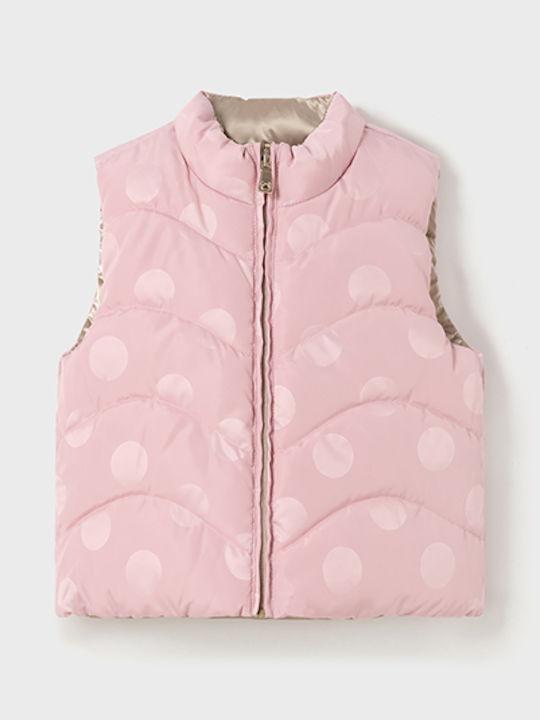 Sepia Kids Quilted Sleeveless Short Double Sided Gold