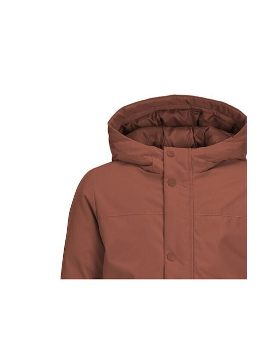 Jack & Jones Boys Parka Brown with Ηood