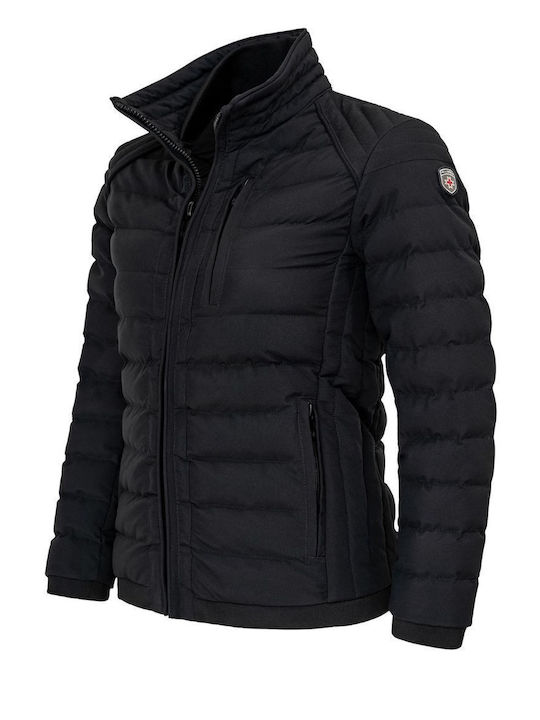 Kids' Quilted Jacket Short Black