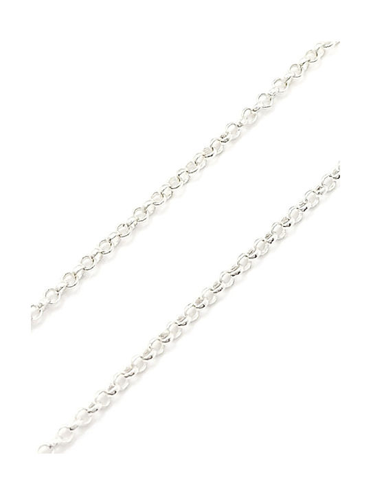 PS Silver Silberne Kette Nacken Dünn Dicke 1.35mm und Länge 40cm