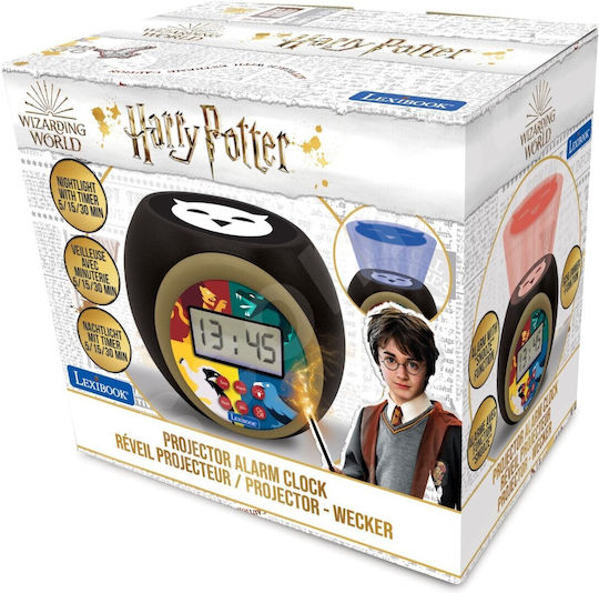 Lexibook Harry Potter Масов Часовник Дигитален LED Пластмасов с Будилник Черен RL977HP