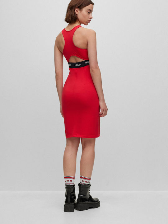 Hugo Boss Summer Mini Dress Red