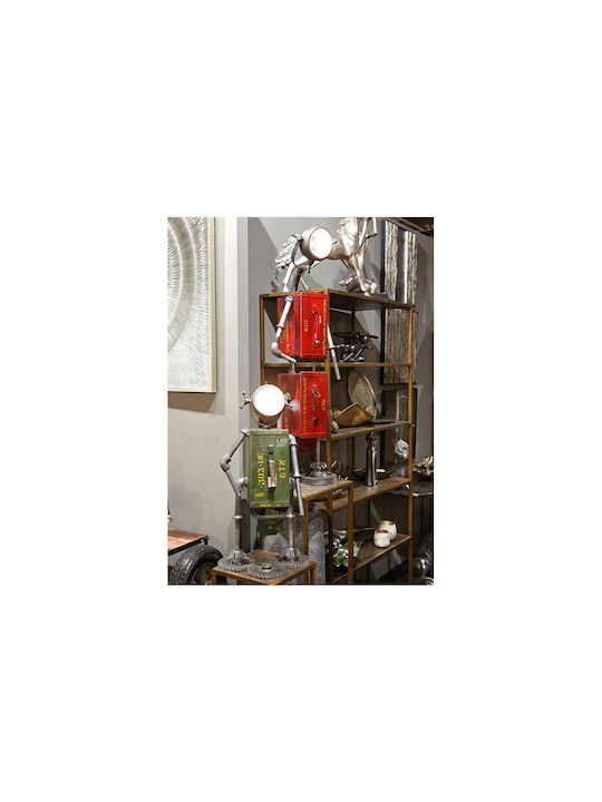 SPECIAL OBJECTS "Robot" Dekorative Lampe mit Fassung für E27 Lampe Grün