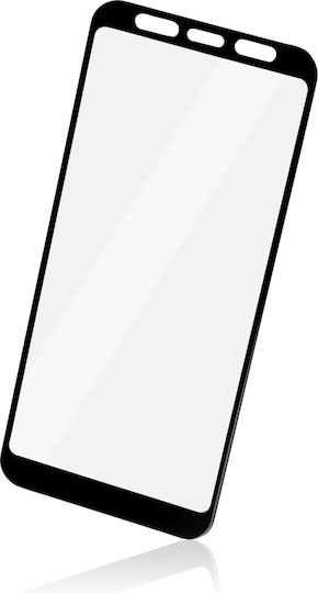 Naxius Top 9D Full Face Tempered Glass Μαύρο (Galaxy A7 2018)