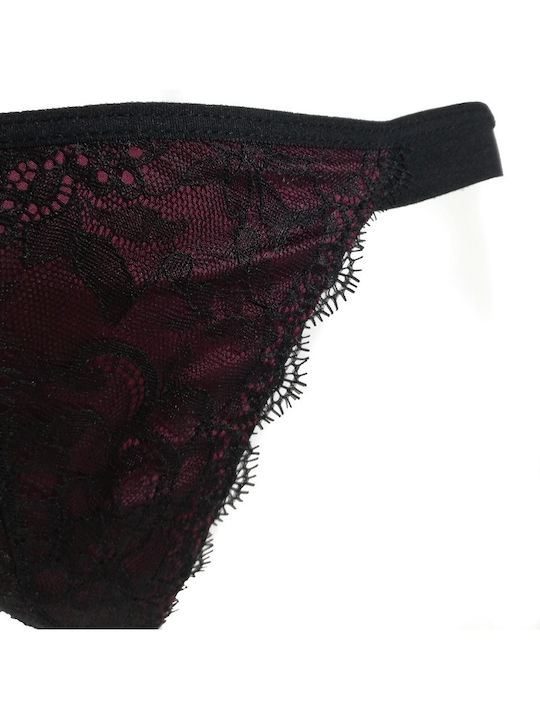 Miss Rosy Women's String Burgundy