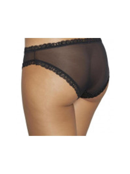 Ysabel Mora Damen Slip Schwarz