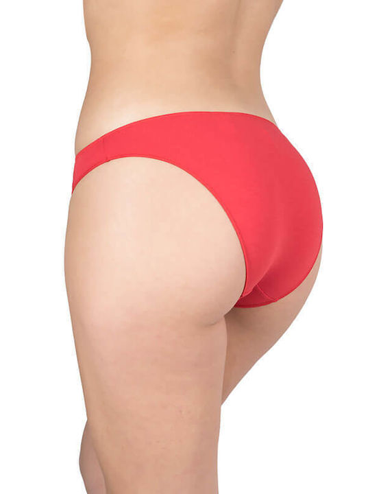 A.A UNDERWEAR Cotton Women's Slip Red