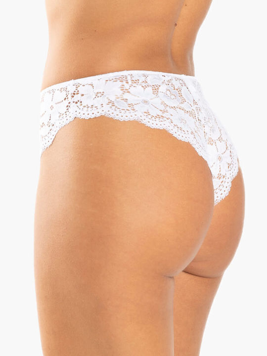 A.A UNDERWEAR Women's Brazil 2Pack White