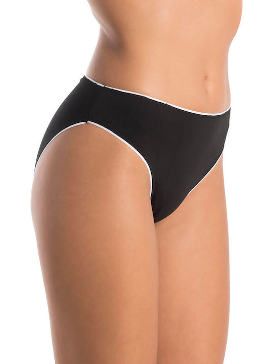 A.A UNDERWEAR Tai Bumbac Femei Alunecare MultiPack Negre