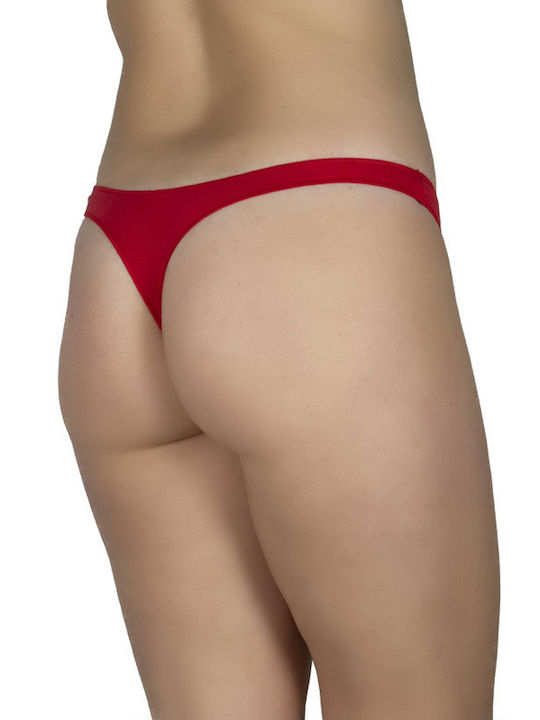 A.A UNDERWEAR Baumwolle Damen Zeichenfolge Rot