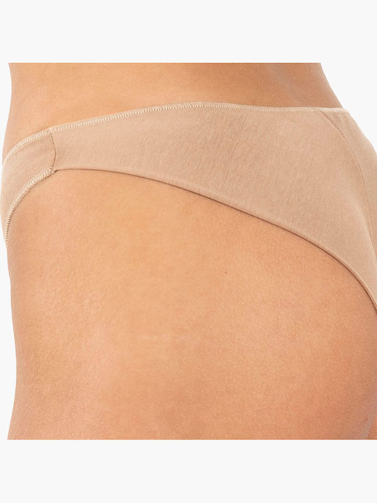 Βαμβακερά Women's Brazil MultiPack Seamless Beige