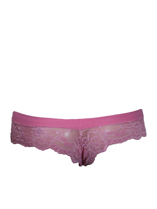 MEI Women's Boxer with Lace Pink