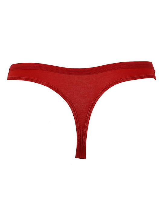 G Secret Damen Zeichenfolge mit Spitze Rot