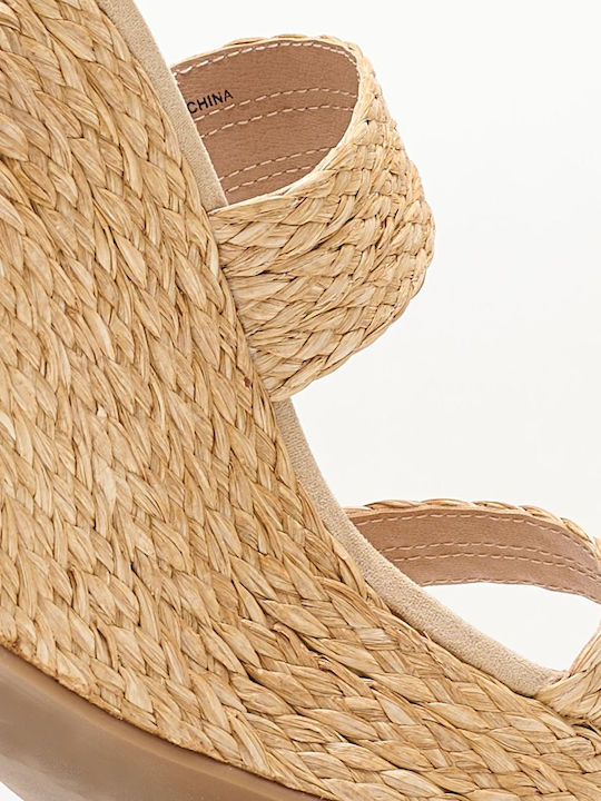 Women's Platform Shoes Beige SM11001009-02002-166