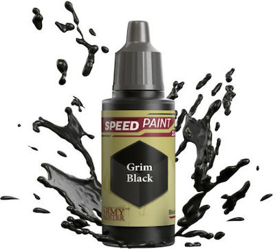 The Army Painter Speedpaint Model Making Paint Grim Black 18ml WP2001