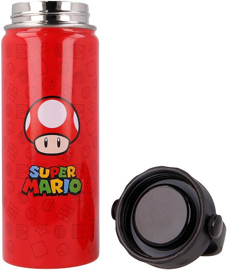 Stor Stor Thermosflasche Rostfreier Stahl BPA-frei 530ml Super Mario Mushroom