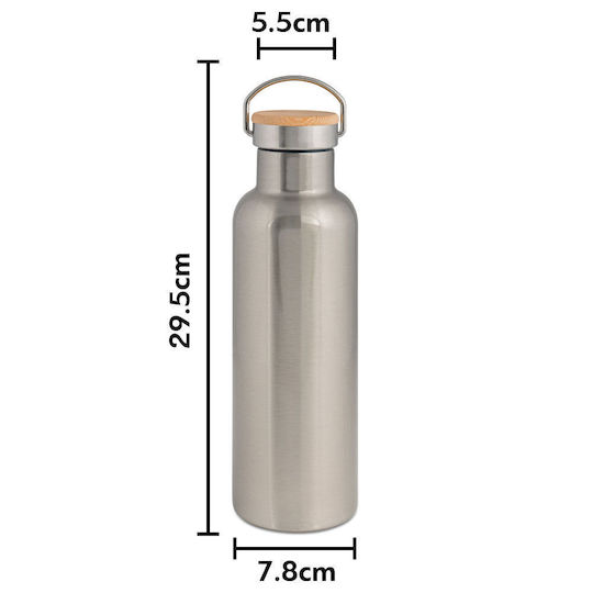 Koupakoupa Aek Thermos Bottle Stainless Steel 750ml Silver