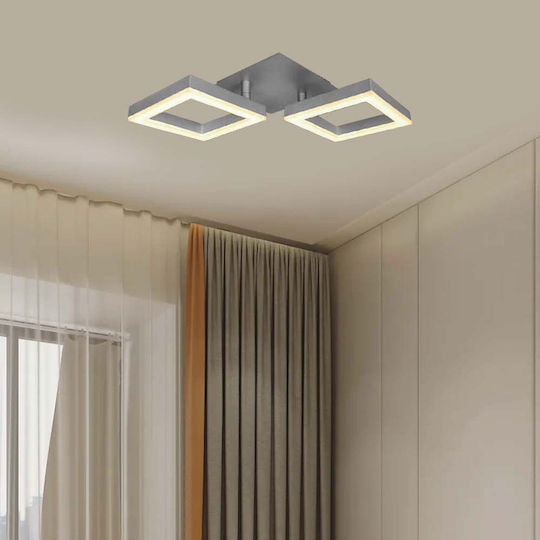 V-TAC Deckenleuchte 34cm Weiß mit Integrierter LED