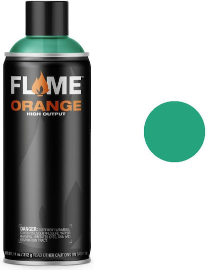 Flame Paint Σπρέι Βαφής Ακρυλικό με Ματ Εφέ Πράσινο 400ml