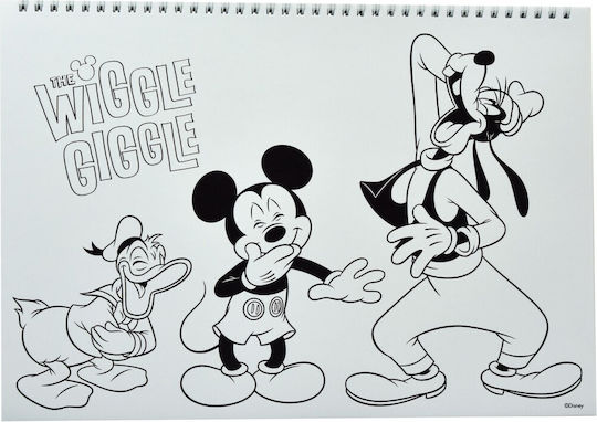 Gim Блок За Рисуване Mickey C4 (22,9 x 32,4 см)