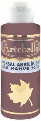 Artebella Acrylic Acrylic Paint Set in Brown color No 3006 Light Brown 130ml 1pcs