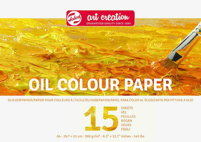 Royal Talens Sketch Pad Oil Colour Paper Α4 15 φύλλα 300gr A4 21x29.7cm 14-9315002