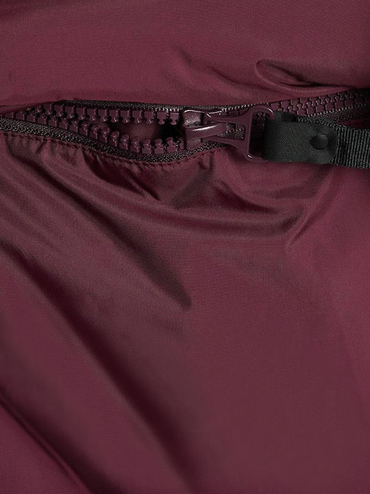 Lungă Jachetă de femei Puffer Burgundy