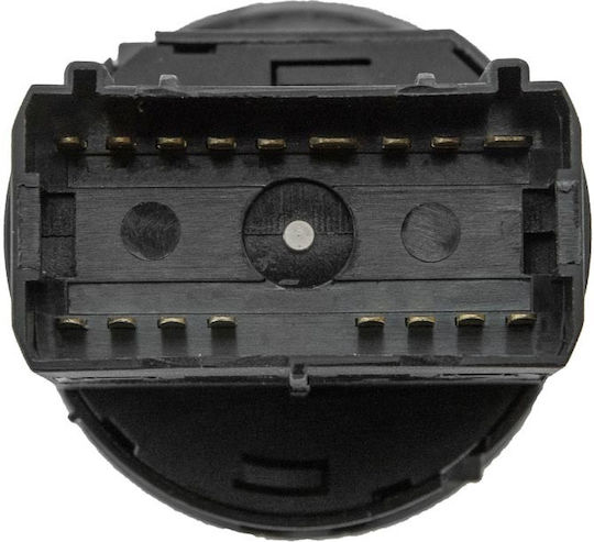 NTY Comutator lumini auto pentru Audi A4 Seat Exeo 17pin Negru