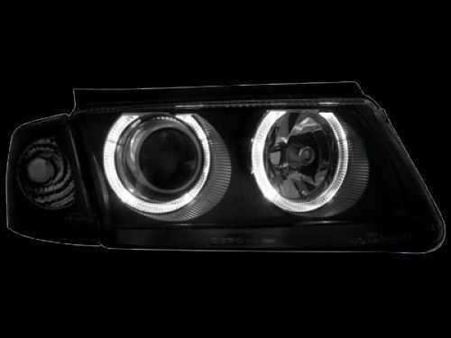Depo Front Lights Angel Eyes for Volkswagen Passat 2pcs