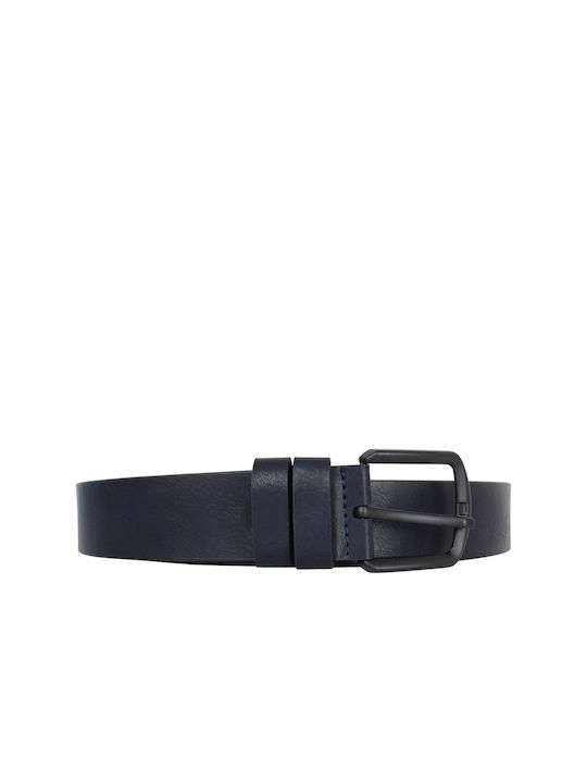 koniaris Men's Artificial Leather Belt Blue