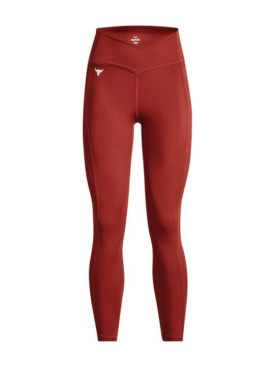Project Rock Crossover Training Damen Leggings mit Formendefinition Rot