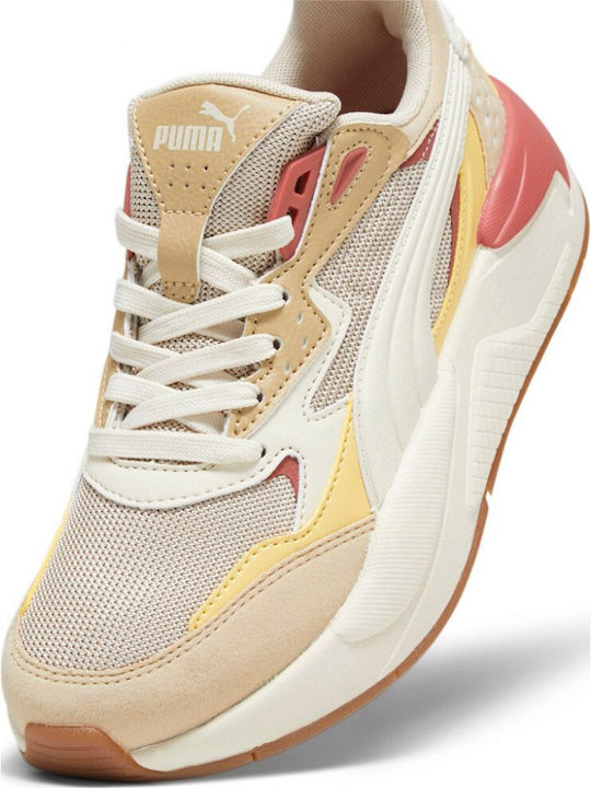 X-Ray Speed Natural Αθλητικά Παιδικά Παπούτσια Running με Κορδόνια Μπεζ