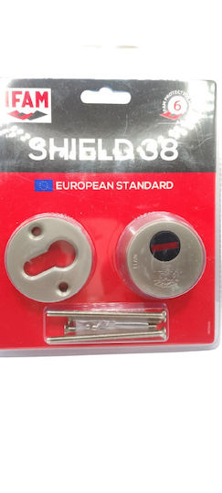 IFAM Defender Κλειδαριάς Ξύλινης Πόρτας Ασημί