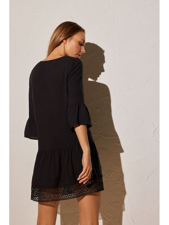 Ysabel Mora Damenbademode Kleid Schwarz