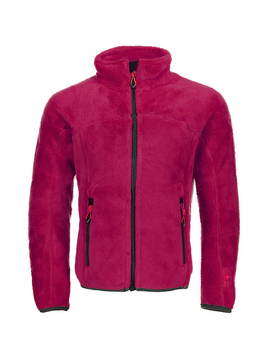 CMP Cardigan pentru copii Fleece Fuchsia