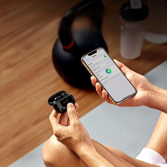 Ugreen HiTune T3 In-ear Bluetooth Handsfree Ακουστικά με Θήκη Φόρτισης Μαύρα
