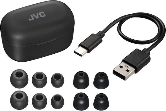 JVC Marshmallow HA-A25T In-ear Bluetooth Handsfree Earphones with Charging Case Black