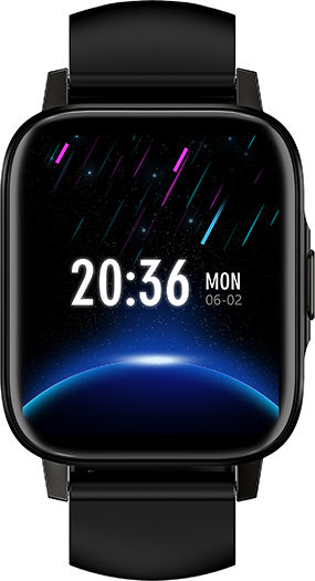 Egoboo M5 Smartwatch with Heart Rate Monitor (Black)