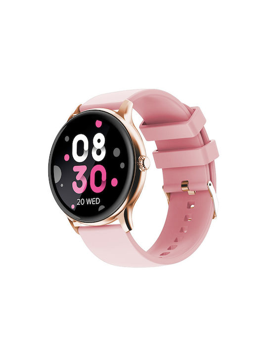 Maxilife MXSW-100 Smartwatch (Rose Gold)