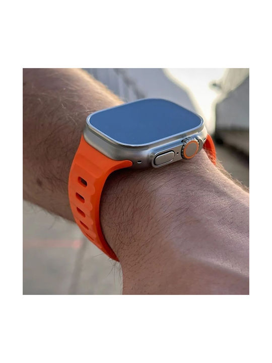 Tech-Protect Iconband Line Λουράκι Σιλικόνης Lime (Apple Watch 44/45/46mm/Ultra 49mm)
