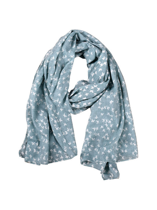 Ble Resort Collection Women's Scarf Blue 5-43-151-0253