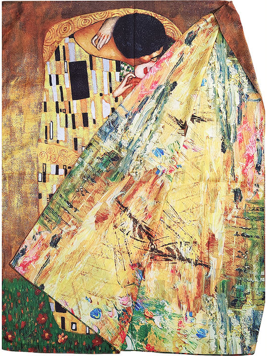 Gift-Me Women's Silk Scarf Yellow Gift-Me Women's Silk Scarf Yellow