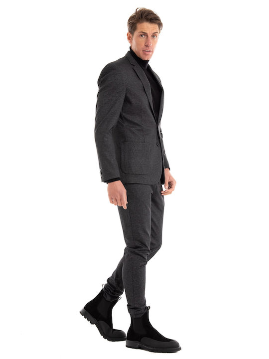 Dstrezzed Men's Trousers in Slim Fit Black