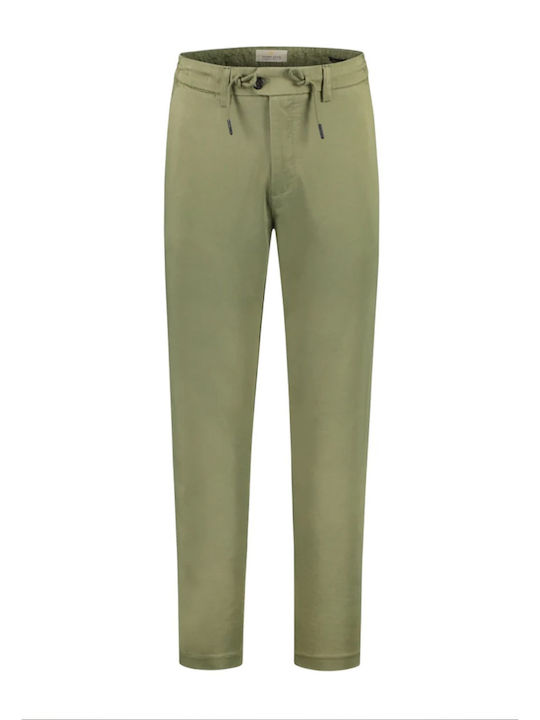 Trousers Chino in Tapered Line Khaki